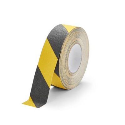 Csúszásgátló szalag, 5 cm x 15 m, DURABLE "DURALINE® GRIP", sárga-fekete