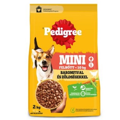 Kutyaeledel, száraztáp, 2 kg, PEDIGREE, csirke és zöldség