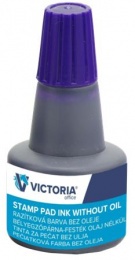 Bélyegzőfesték, 30 ml, VICTORIA OFFICE, kék